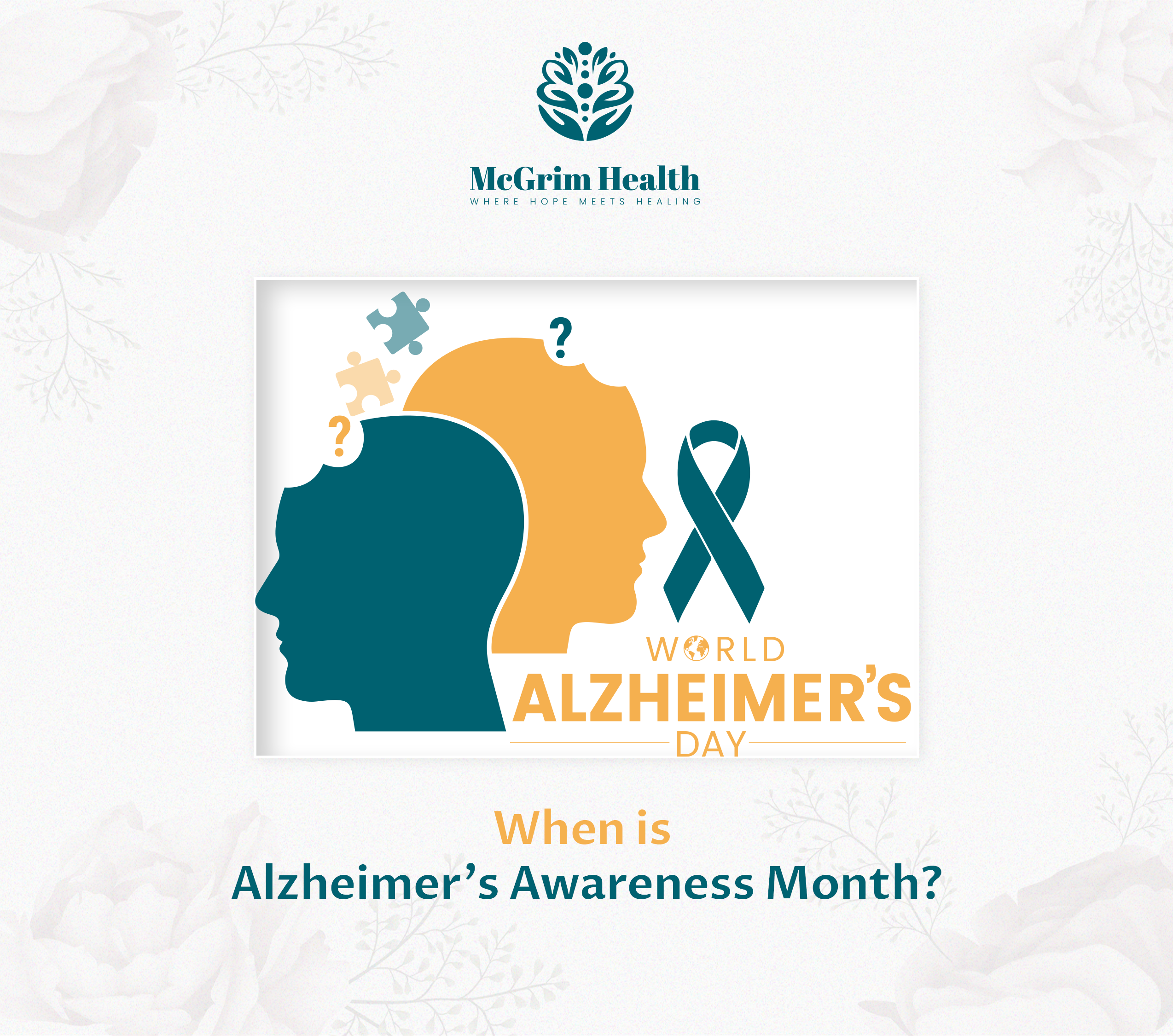 Alzheimer's Awareness